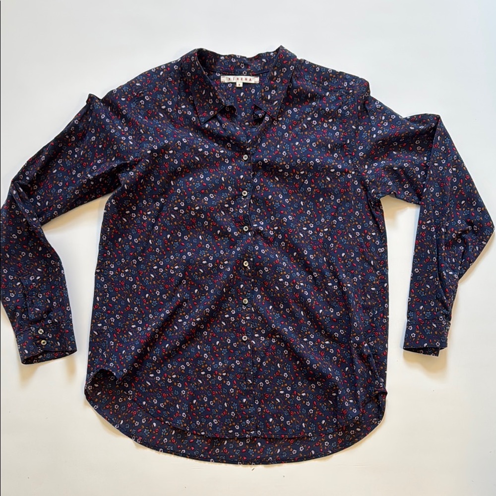 Xirena Floral Button-Up Shirt